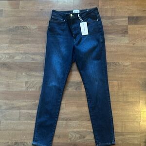 Frame Denim Women's Skinny Jeans - Midnight Blue